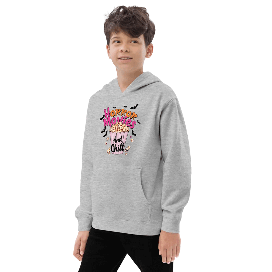 Horror Movies and Chill Popcorn Youth Pullover Fleece product image (26)