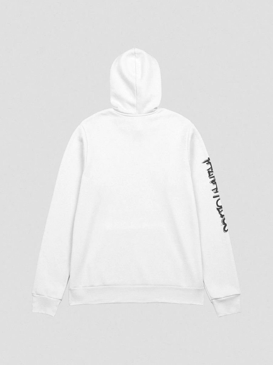 T4P Hoodie, White/Black (Bella+Canvas Supersoft) product image (2)