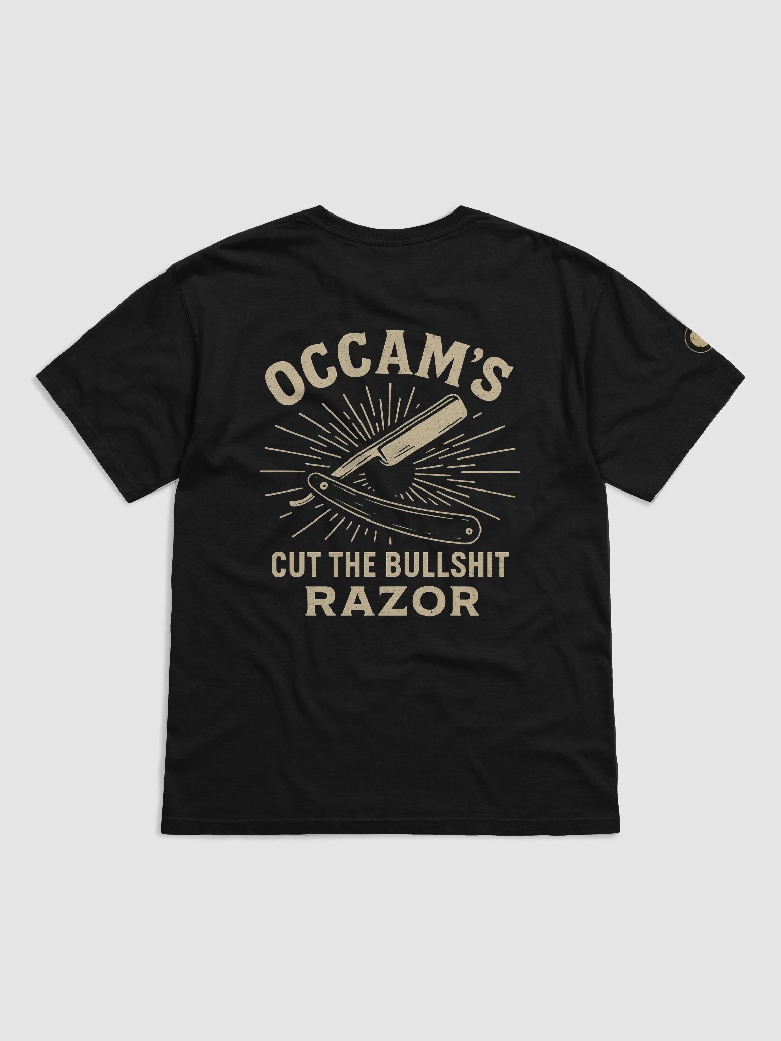 Occam’s Razor – Cut the Bullshit Relaxed Tee product image (68)