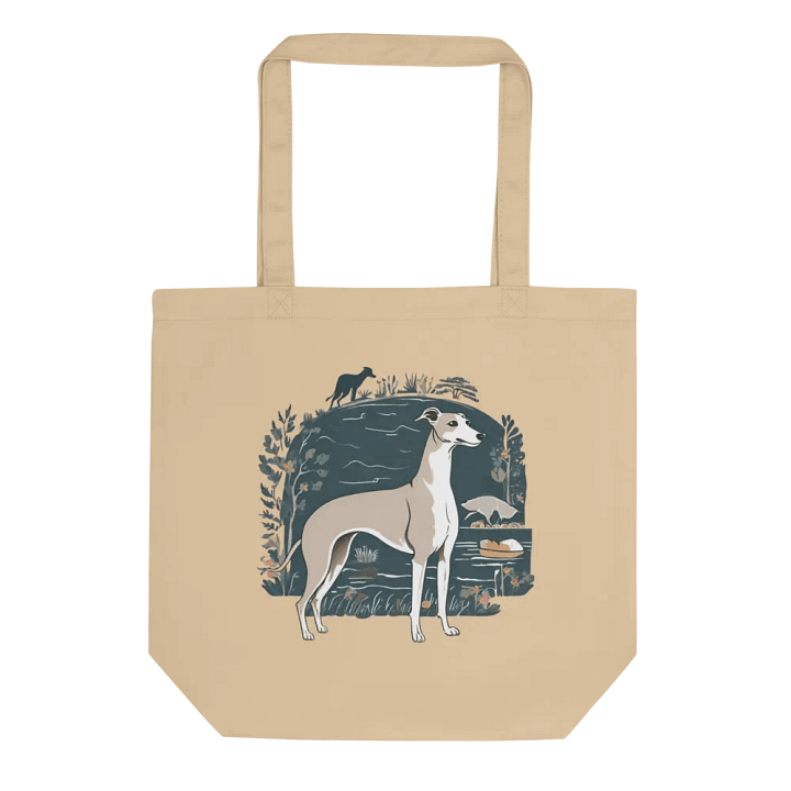Botanical Greyhound Eco-Friendly Tote Bag product image (1)