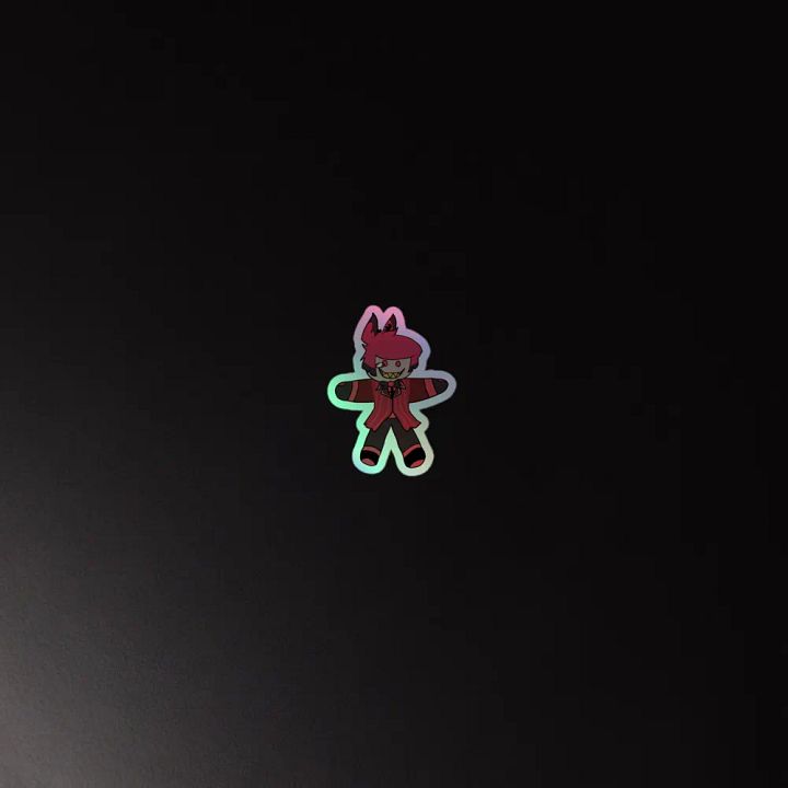 Gingerbread Alastor Holo Sticker product image (2)