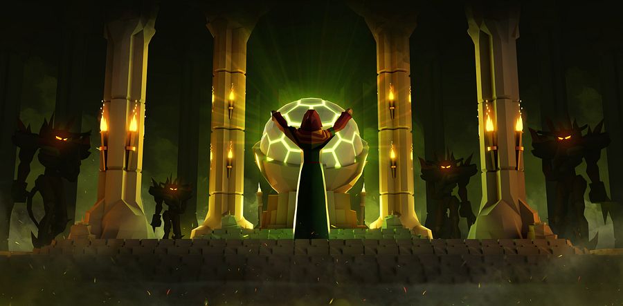 While Guthix Sleeps | Large Desk Mat product image (1)