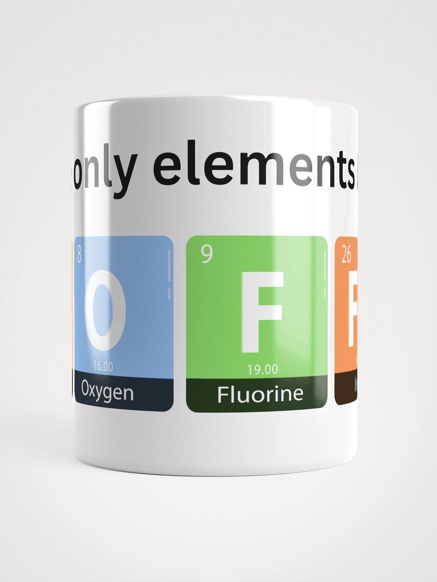 Elemental Coffee" Mug – Periodic Table Inspired Funny Science Gift product image (15)