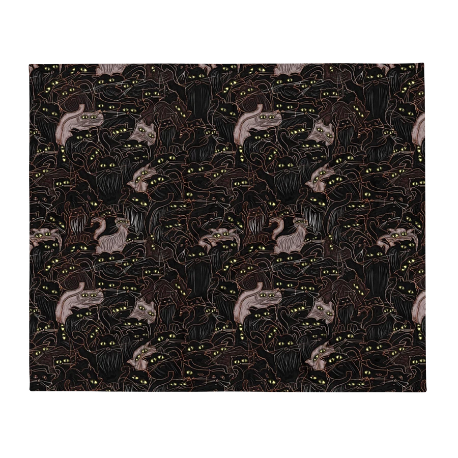 Black Cats Throw Blanket product image (13)