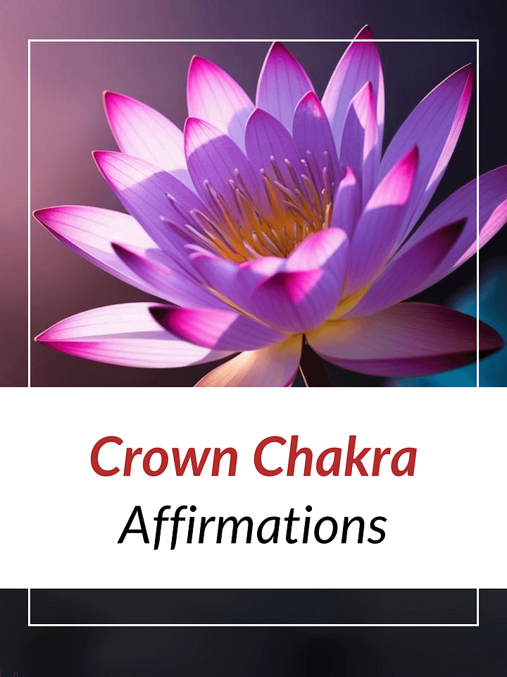 Crown Chakra Affirmations for Divine Connection & Inner Peace | 963 Hz Frequency product image (1)