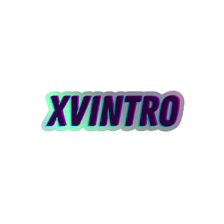 Glitched Holo xVINTRO Sticker product image (2)