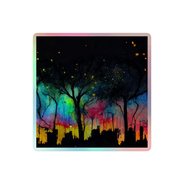 Starry Nightfall Holographic Sticker Set product image (2)