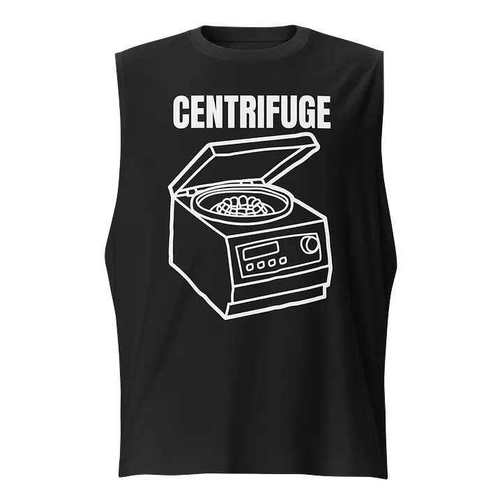 Vibrant Centrifuge Test Tube Spin Muscle Tank product image (1)