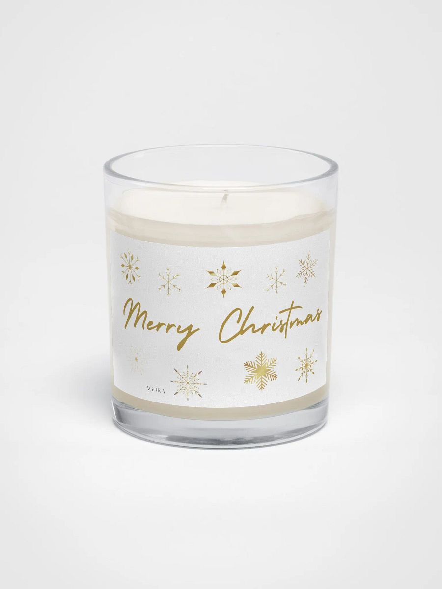 Golden Snowflakes Soy Wax Candle product image (3)