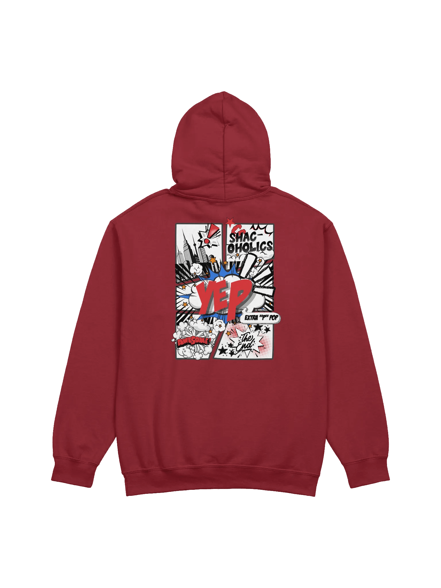 Explosive Red YeP Shac-oholics Hoodie product image (15)