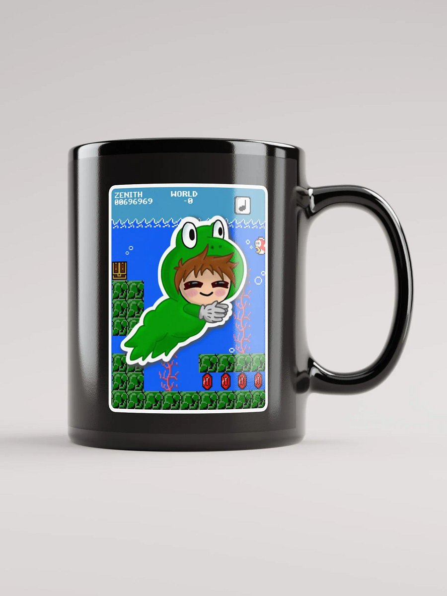 Frog Zen Black Mug product image (3)