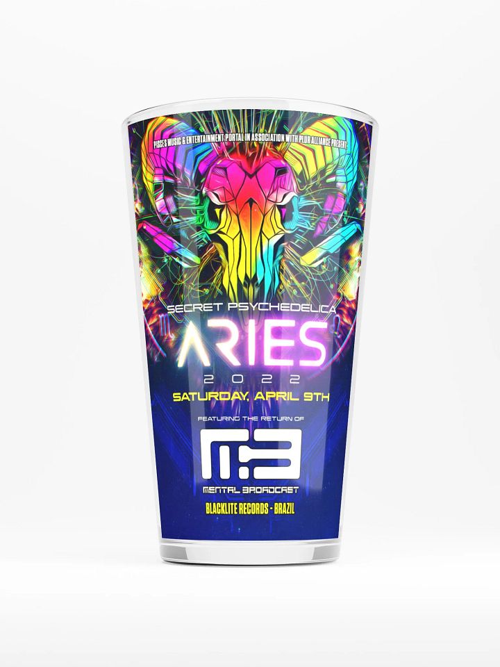 Aries 2022 Shaker Pint Glass product image (1)