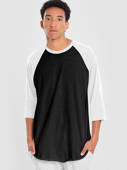 Photo showing Tultex Fine Jersey Raglan Tee