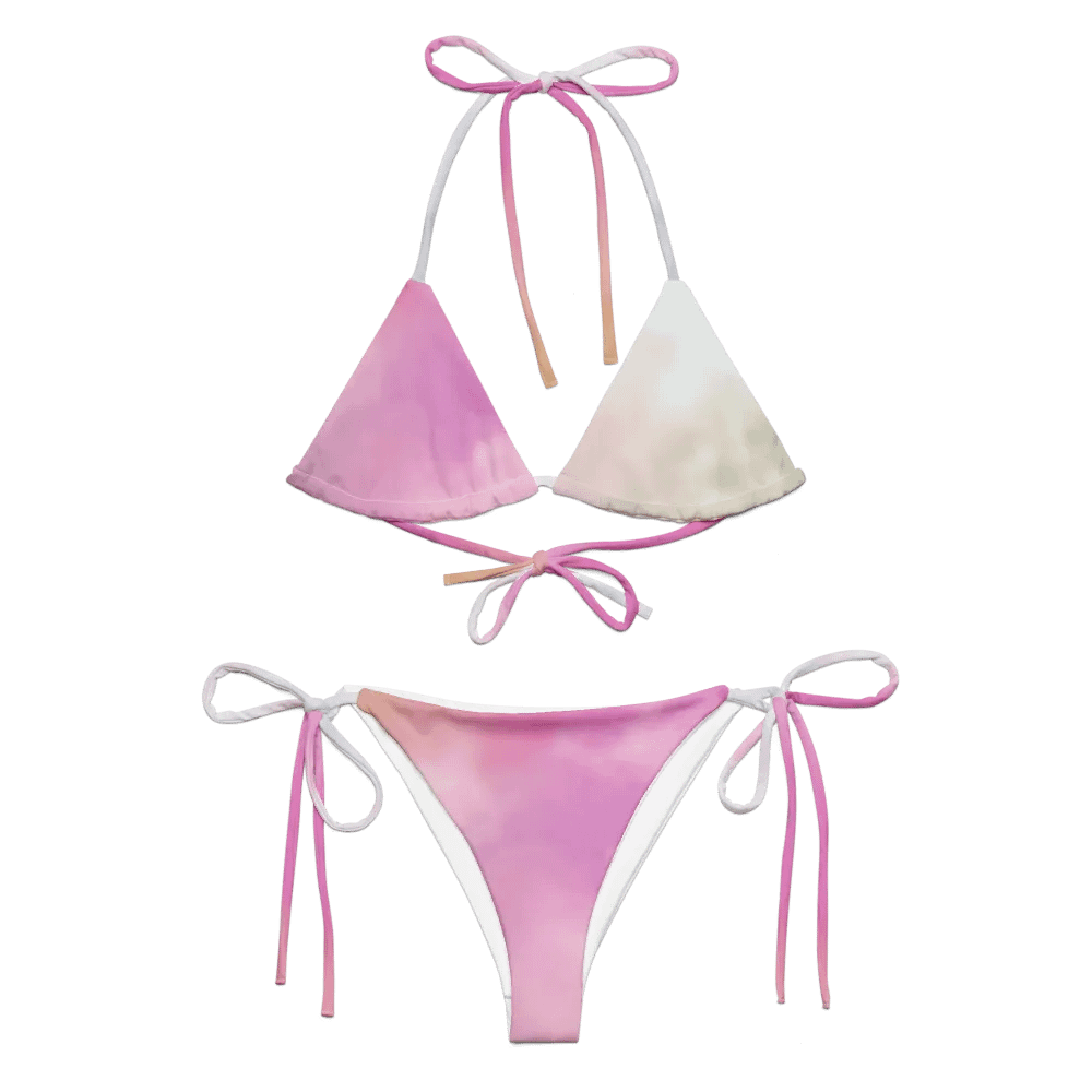 Blur cloud rainbow Design String Bikini - V4 product image (1)