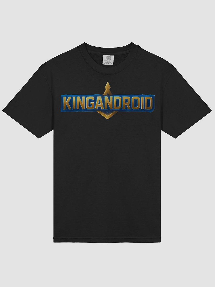 Blue and gold KingAndroid T-Shirt product image (3)
