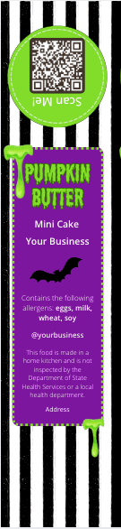 BeetleJuice Mini Cake Label Template product image (2)