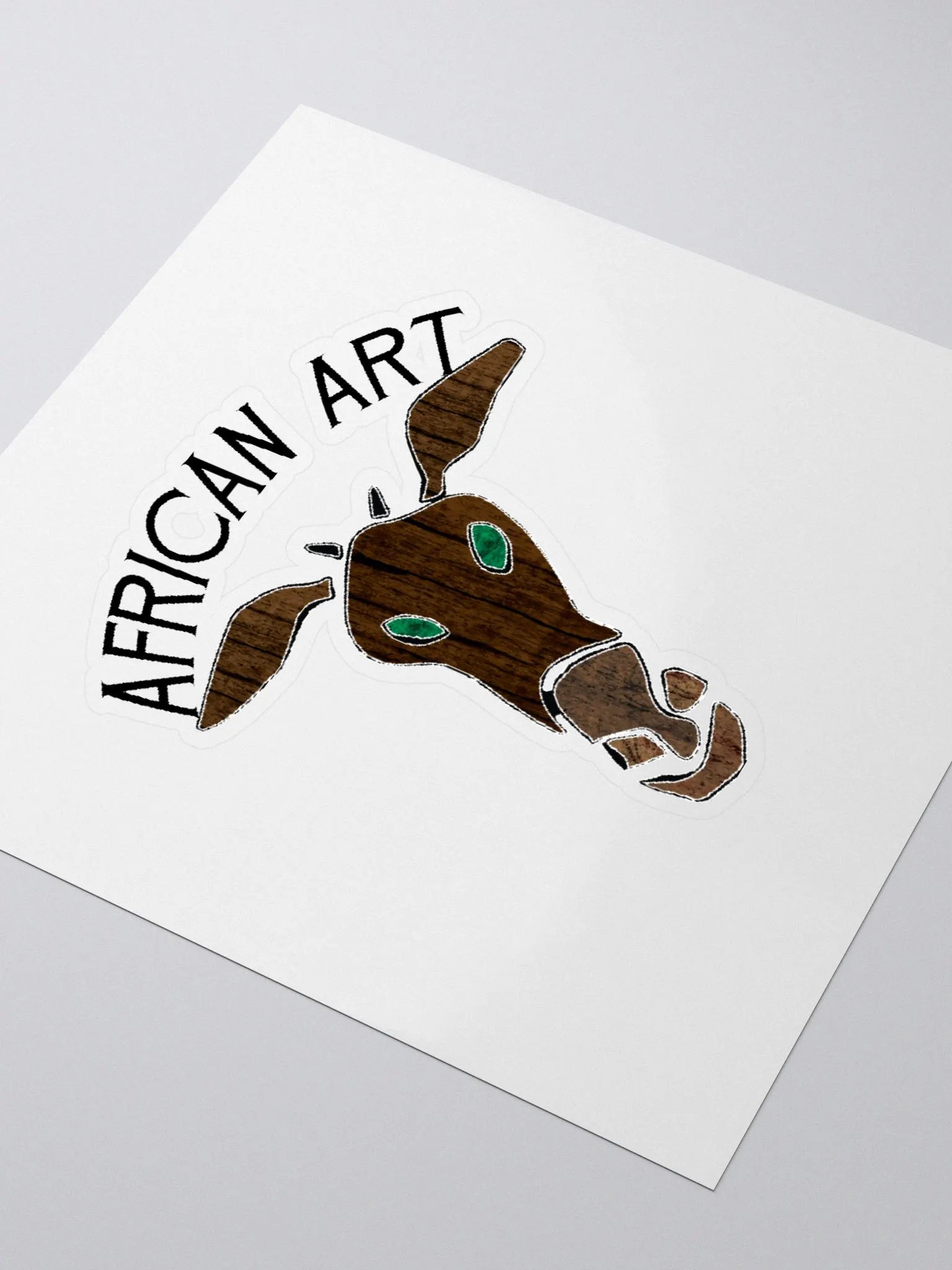 Giraffe Woodland Kiss Cut Stickers product image (7)
