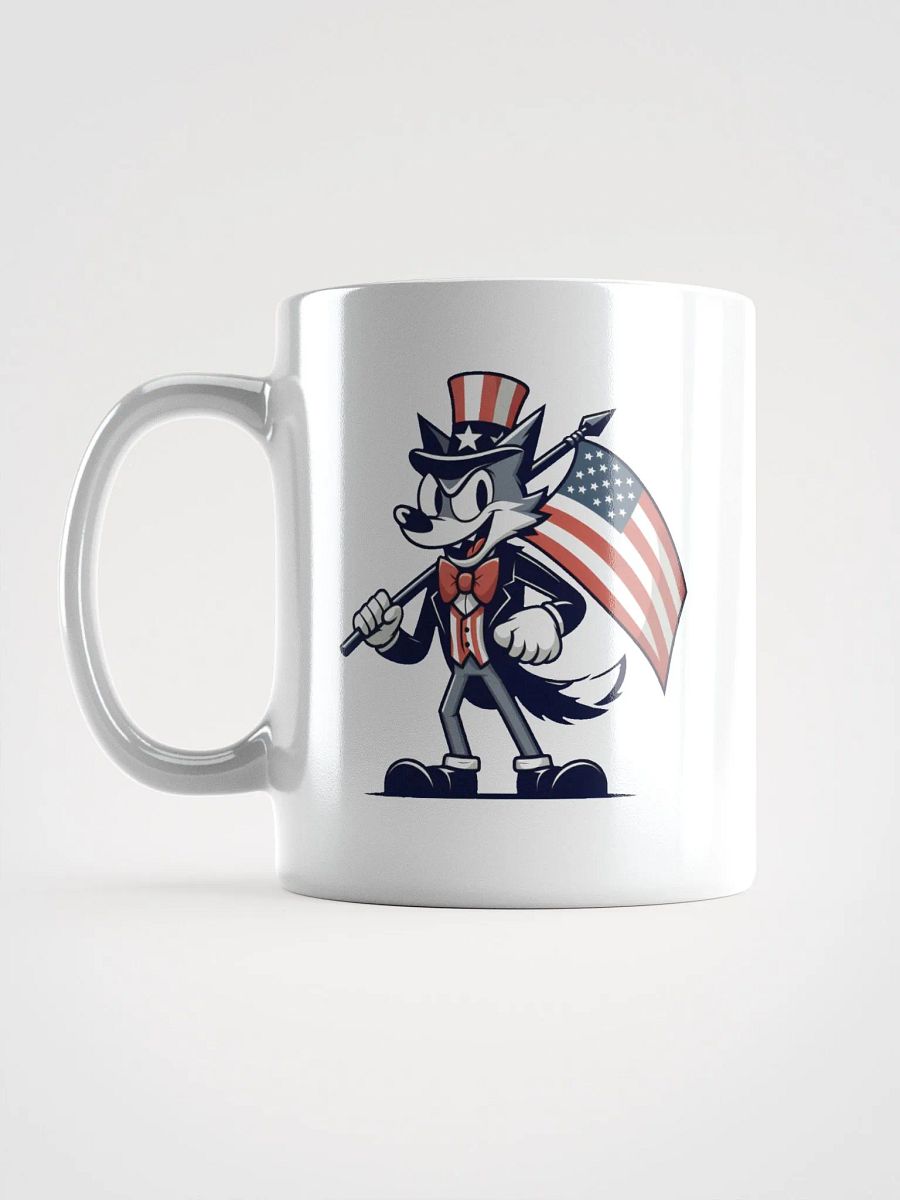 Wolf Uncle Sam Mug product image (6)