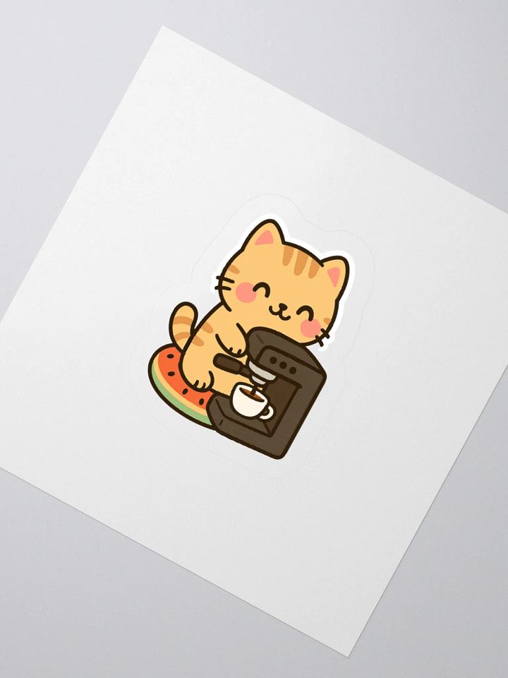 Espresso Cat Sticker product image (6)