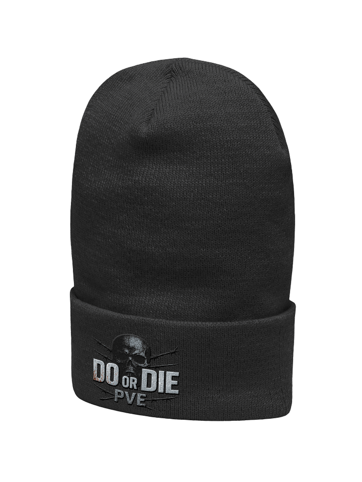 Skull Gas Mask Cuffed Beanie product image (13)