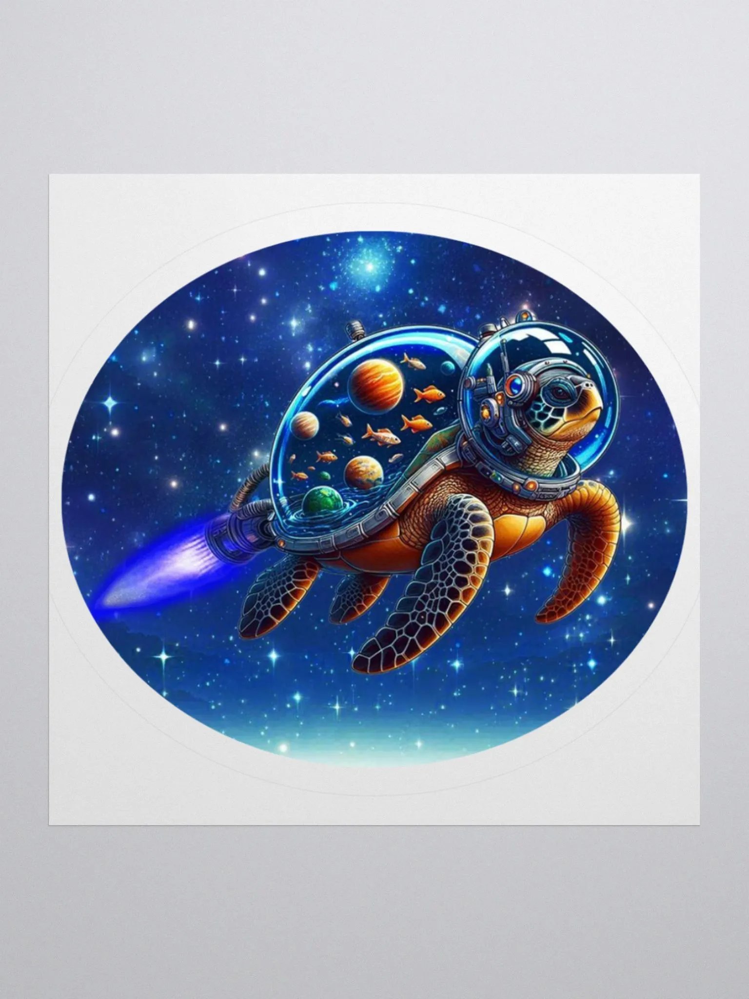 RamJet's Space Turtle Sticker product image (1)