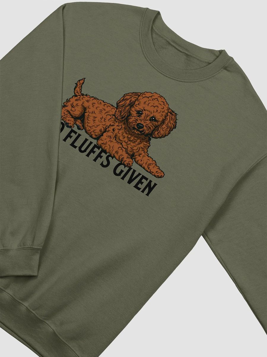 No Fluffs Given Sweatshirt of a Toy Poodle(Chocolate) | Funny Shirt for Poodle Paw-rents product image (17)