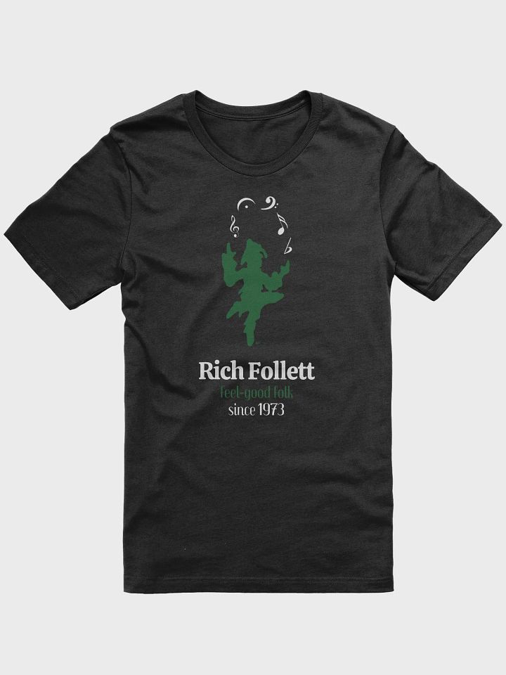 Rich Follett Feel-Good Folk Black Bella & Canvas T-Shirt product image (1)