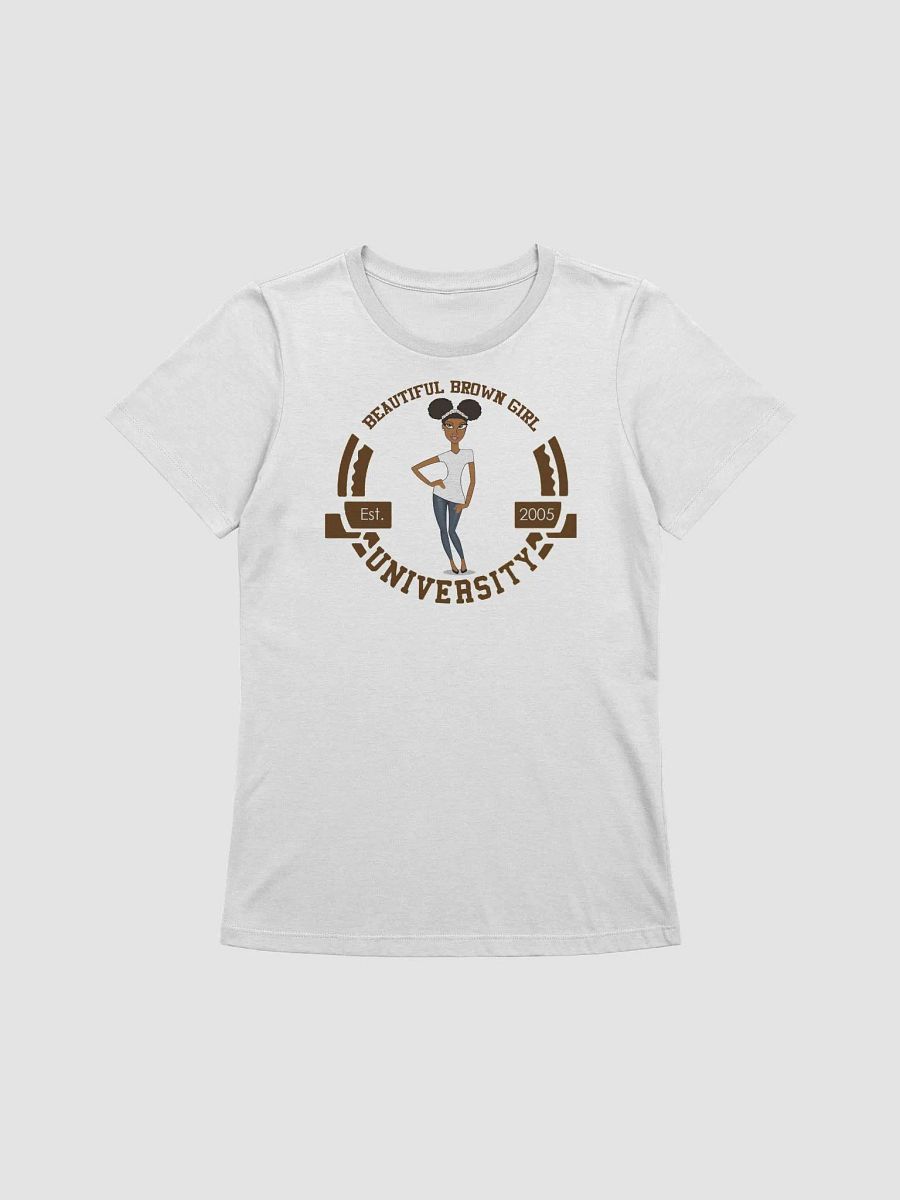 Beautiful Brown Girl University Women's Tee product image (15)