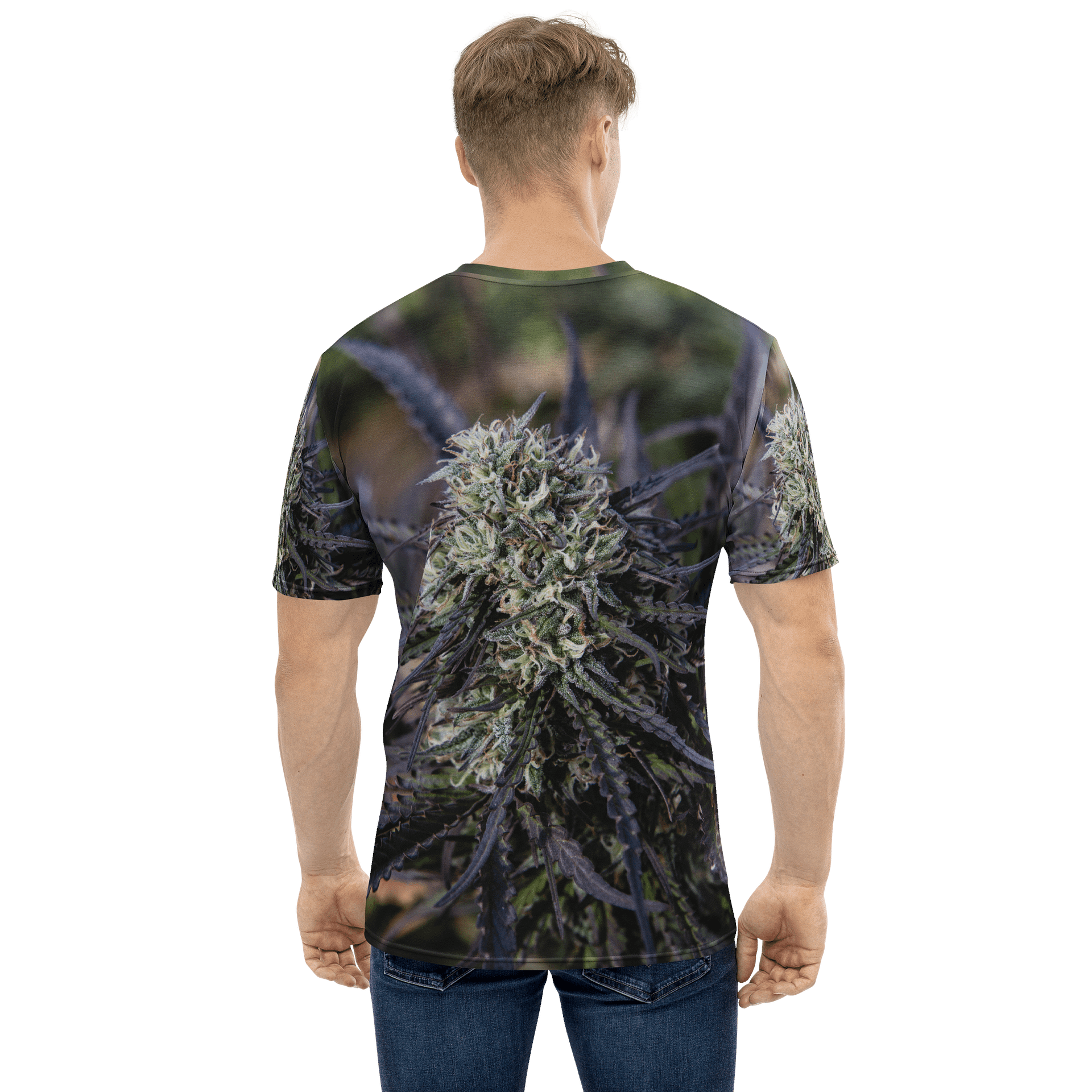 Royal Purple Cultivated Print All Over Crew Neck product image (1)