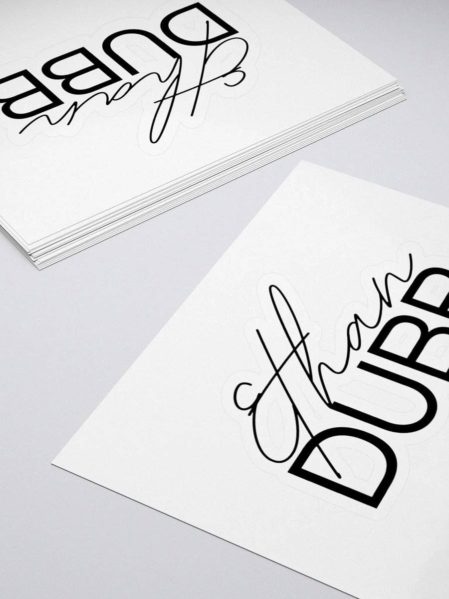 Script Logo Sticker product image (4)