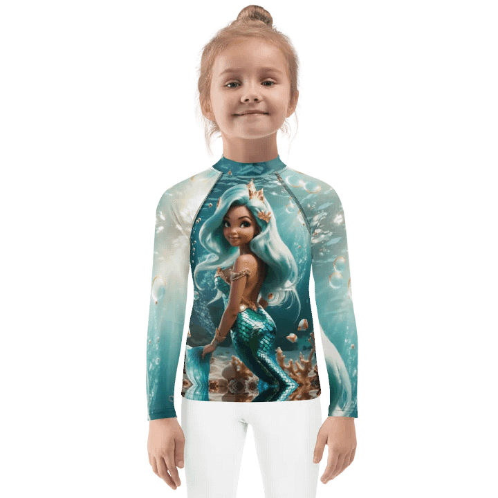 Mermaid Phantasy Kids Rash Guard product image (1)