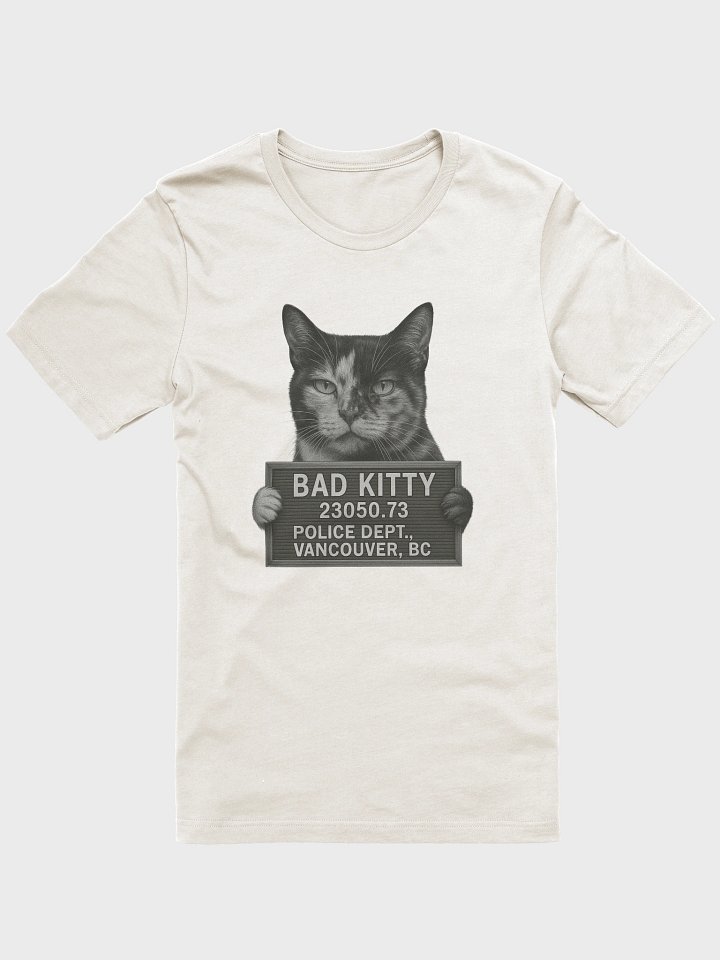 "BAD KITTY" / T-SHIRT WITH PERSONALIZED NAME product image (2)