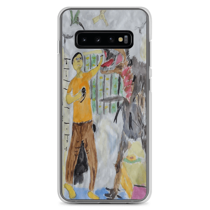 Clear Case for Samsung®： Me Vs T.rex product image (2)