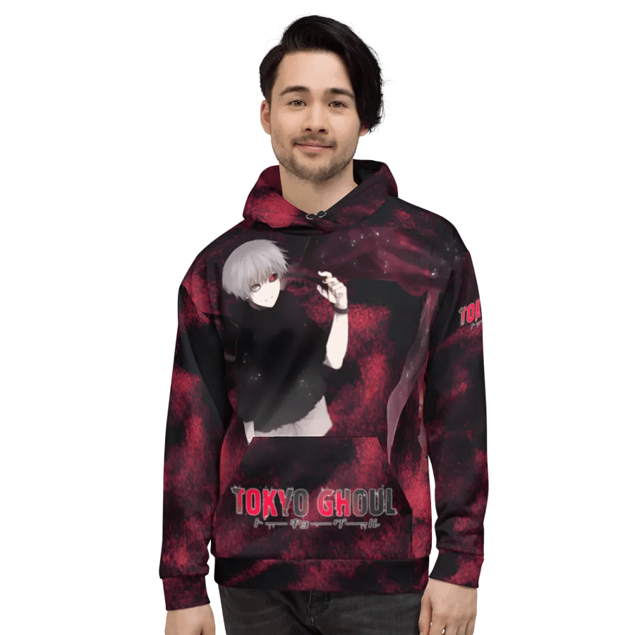 TOKYO GHOUL - KEN KANAKI TIEDYE4ANIME HOODIE product image (2)