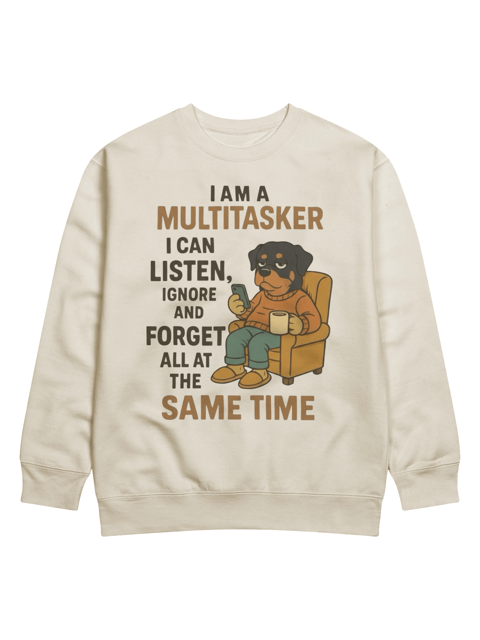 Multitasking Rottweiler Sweatshirt product image (1)