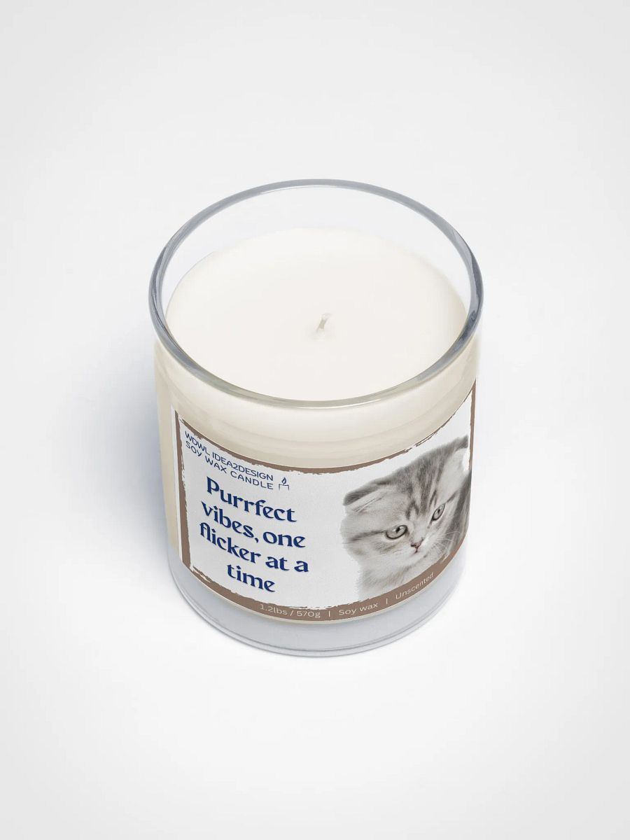 Scottish Fold Cat Lover Best Gift, Large Capacity, Great Value & Eco-Friendly Candle – 1.2 lbs of Pure Serenity product image (3)