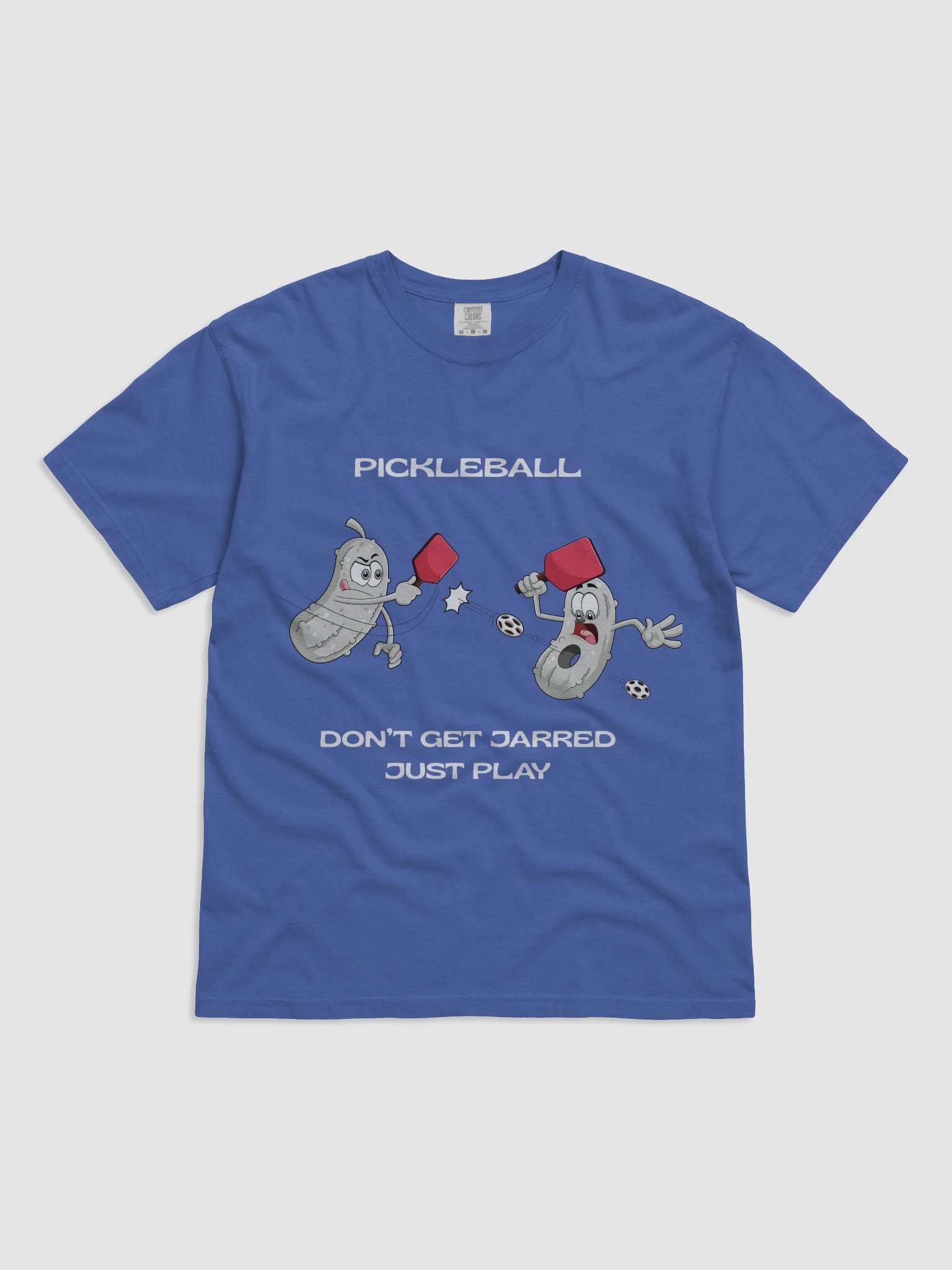 Pickleball Don't Get Jarred Just Play Comfort Colors Heavyweight T-Shirt product image (1)