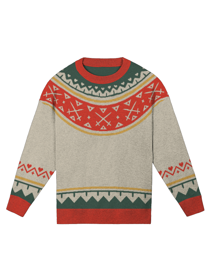 Hearts & Swords Holiday Sweater product image (1)