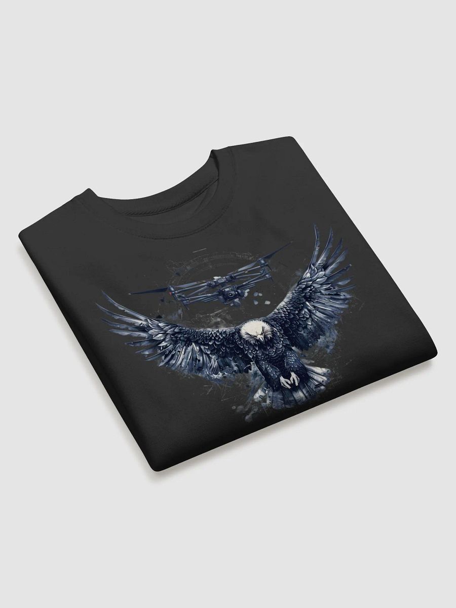 Drone Eagle Long Sleeve Sweater – Sleek Aerial Technology Pullover product image (8)