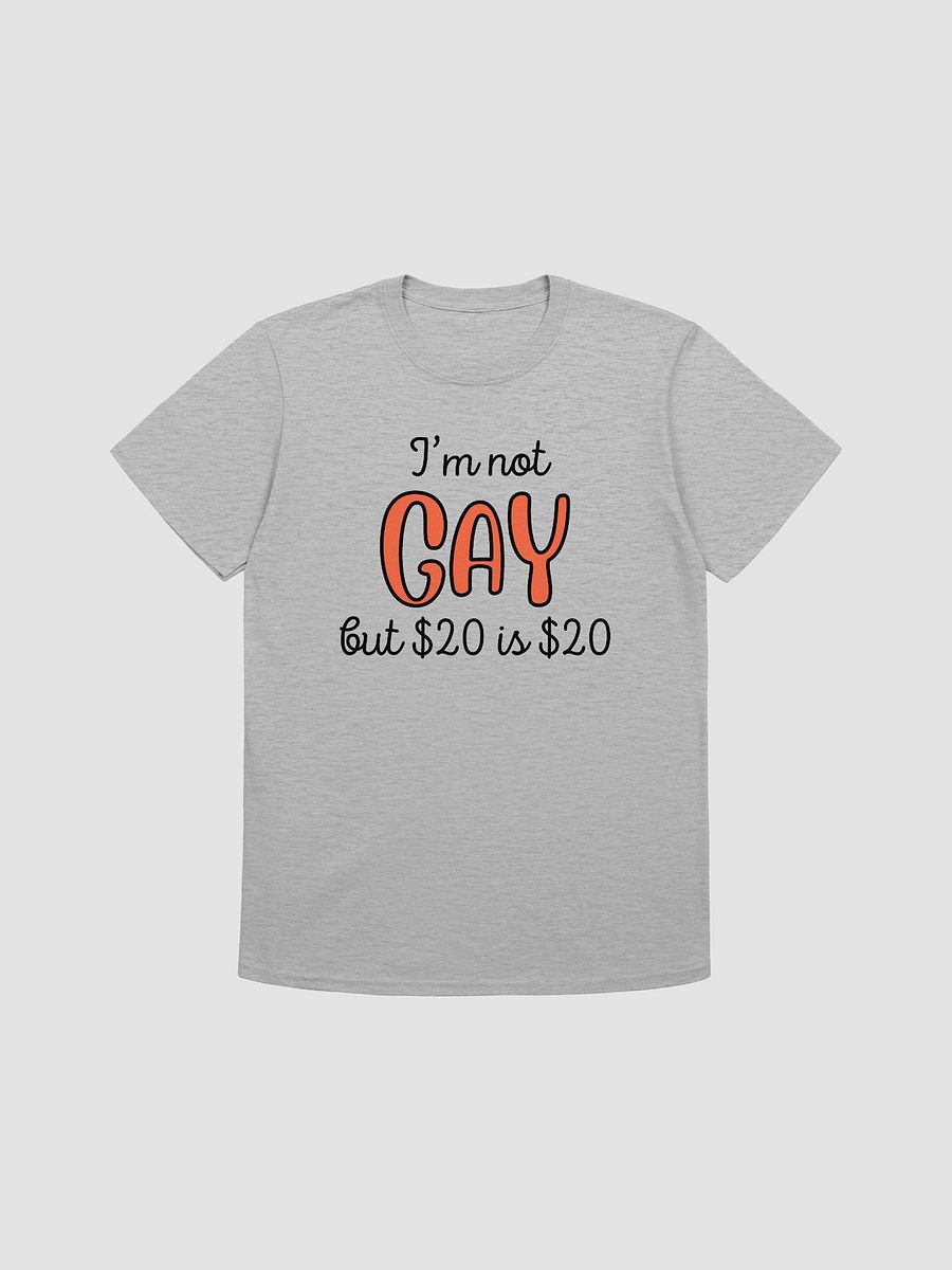 I'm Not Gay But $20 is $20 Unisex T-Shirt V23 product image (4)