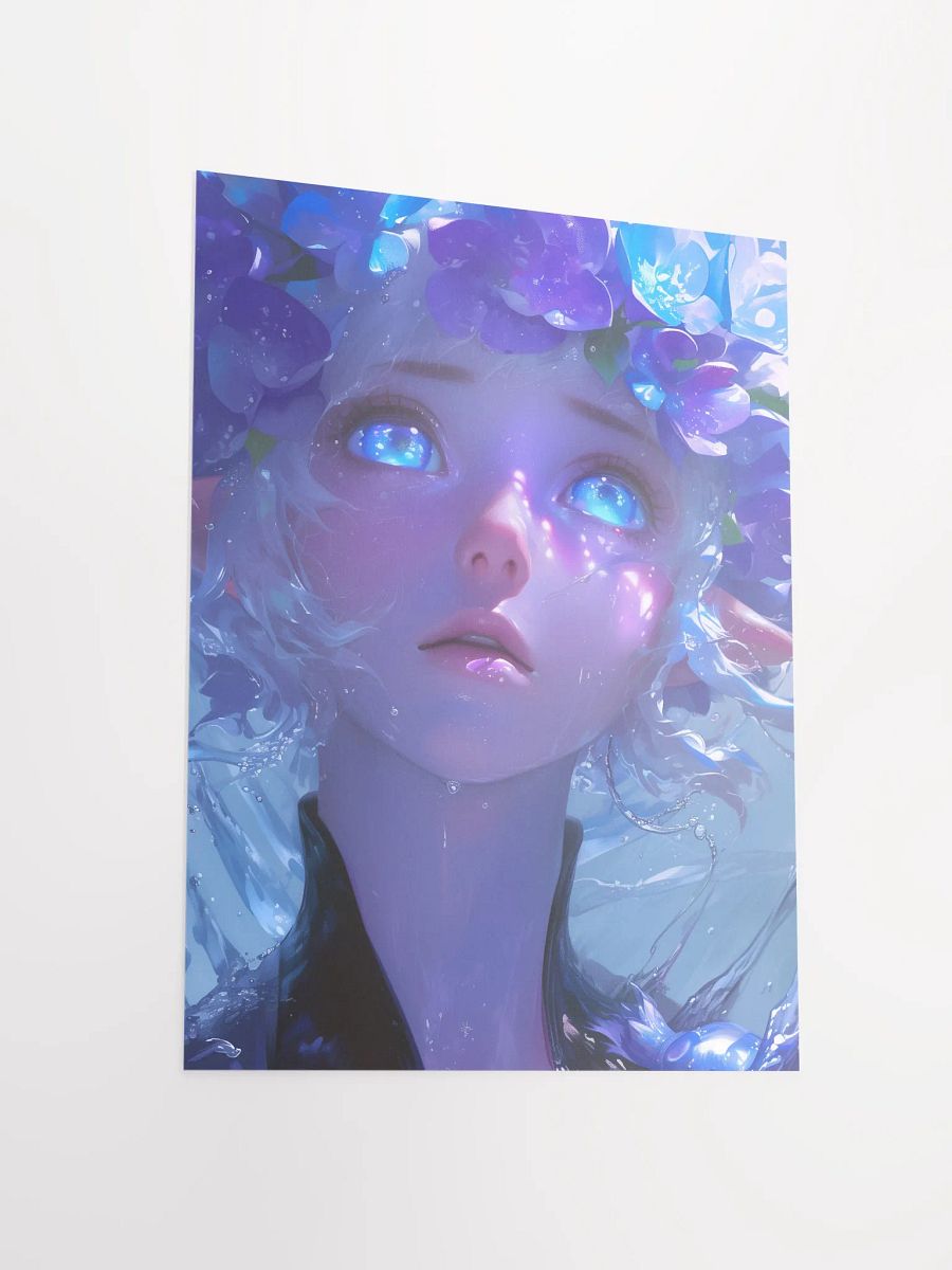 Ethereal Blue Wreath Poster product image (5)