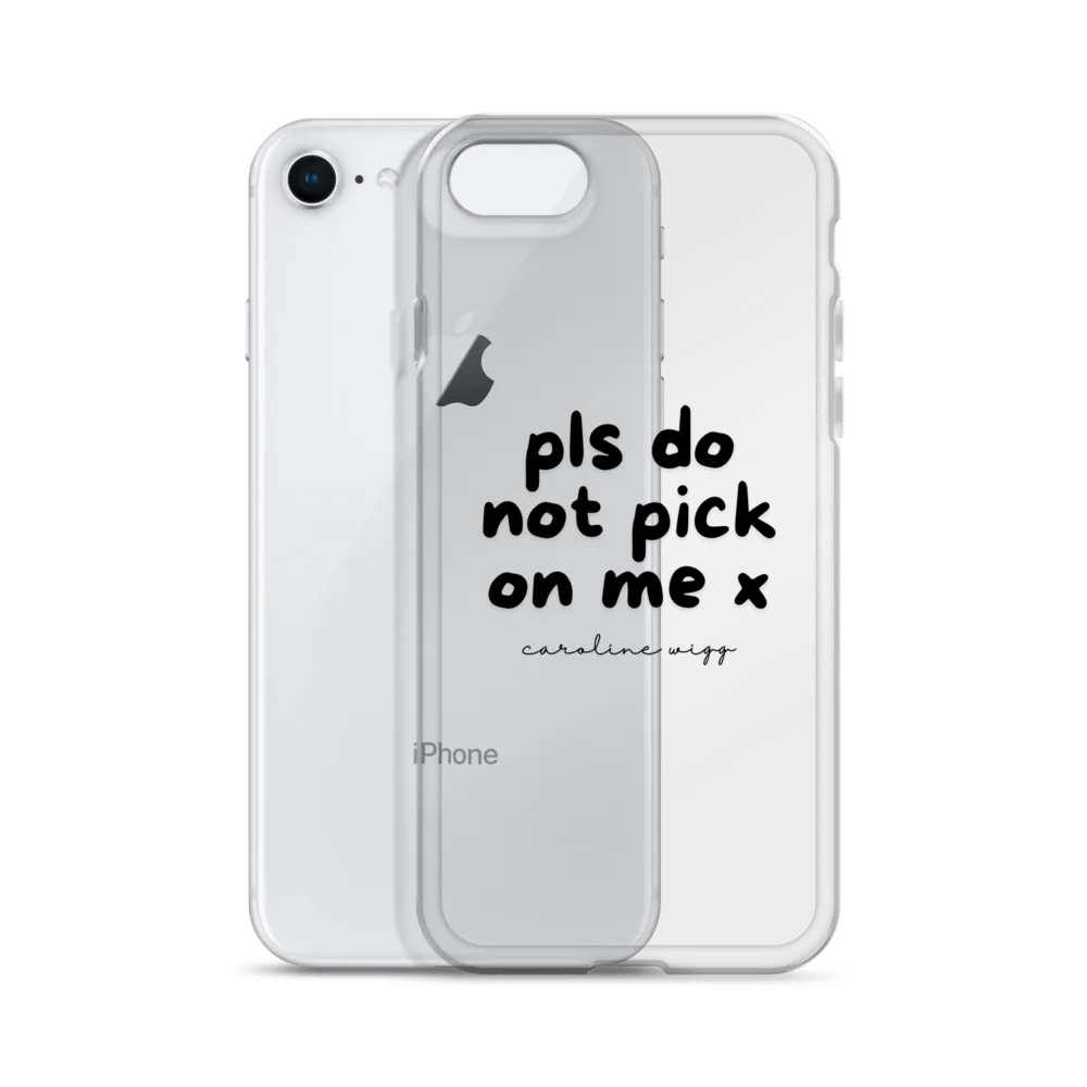 Don't Pick Me iPhone® Clear Case product image (2)