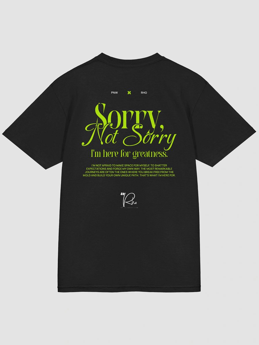 Sorry Not Sorry x Rho Adult Tee product image (16)
