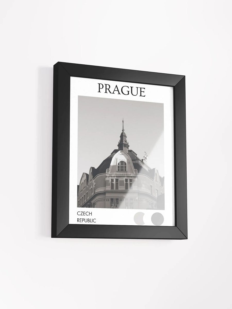 Buildings of Prague I - Black & White / Framed product image (2)