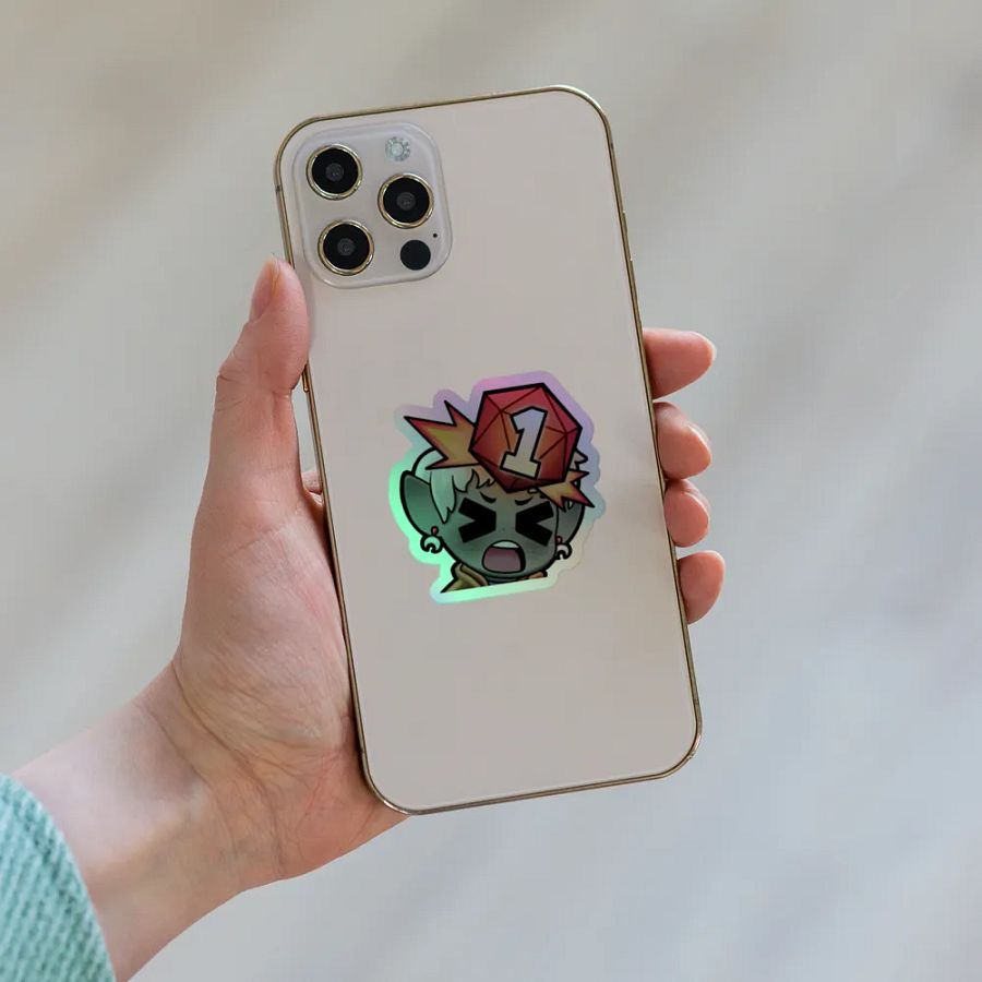 D1 Holographic Sticker product image (3)