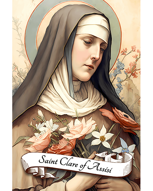 Saint Clare Of Assisi Poster product image (1)