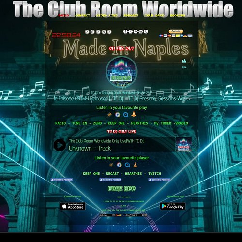 The Club Room Worldwide -Made In Naples 
Station Radio
