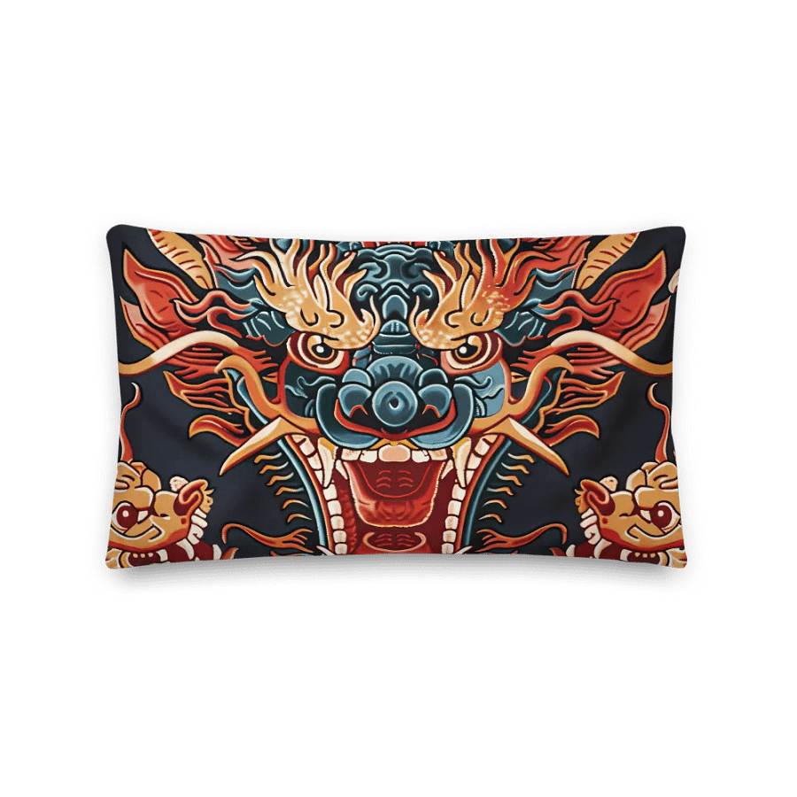 Imperial Guardian Dragon Premium Pillow product image (1)