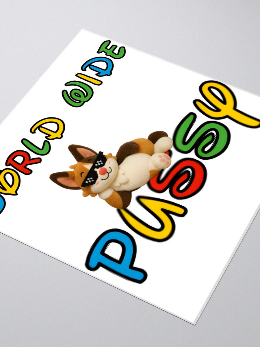 World Wide Pussy Sticker Set product image (3)