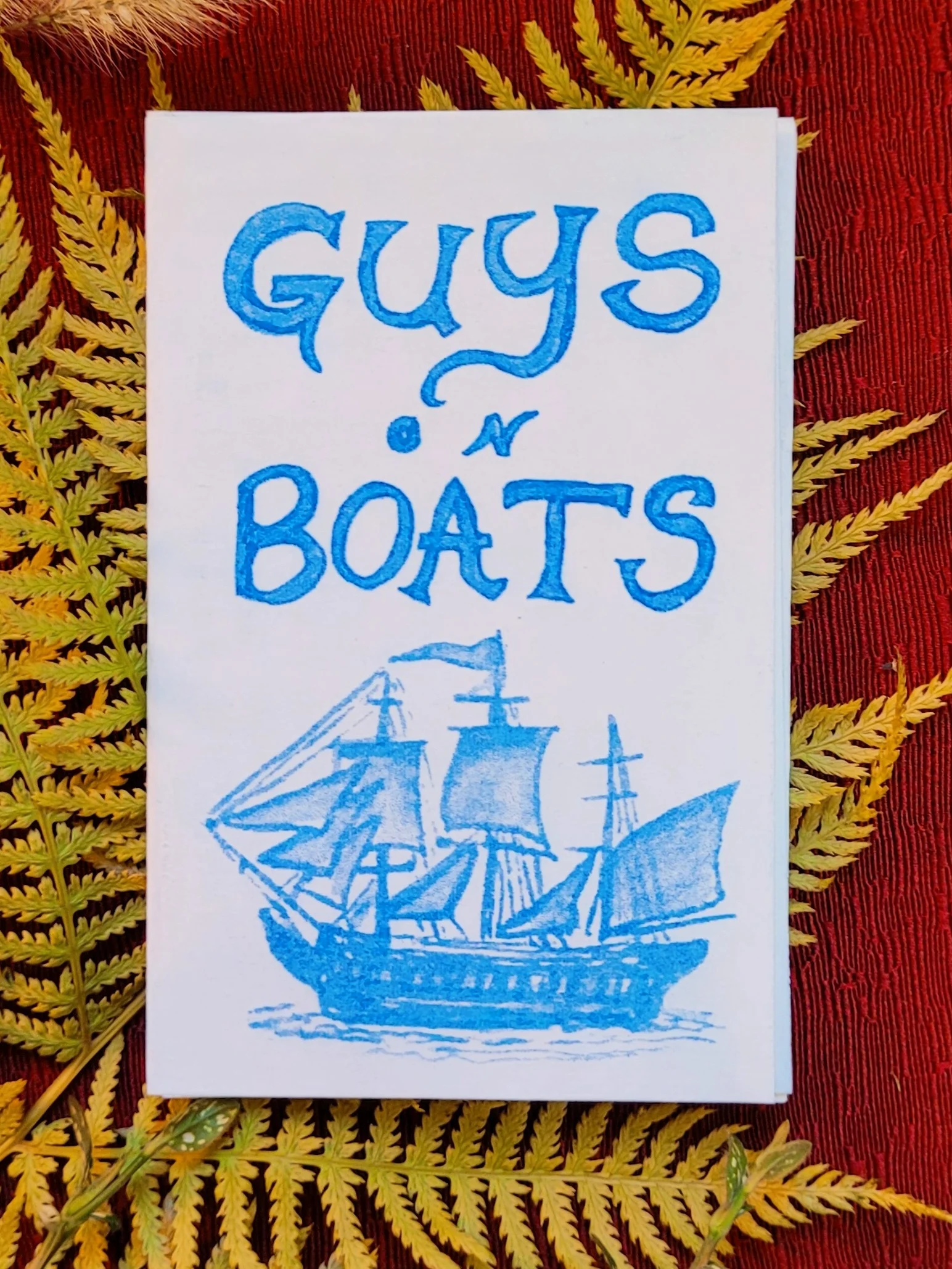 Guys on Boats Mini Zine product image (1)